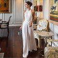 Elegant Women'S Halter Neck Backless Ruched Waist Dress - Sleeveless, Long Flowing Skirt, Solid Color, Perfect for Spring\u002FSummer\u002FFall, Formal Event Attire, Formal Event Dress | Sleeveless Fashion | Ruched Waist Design, Cute Dresses