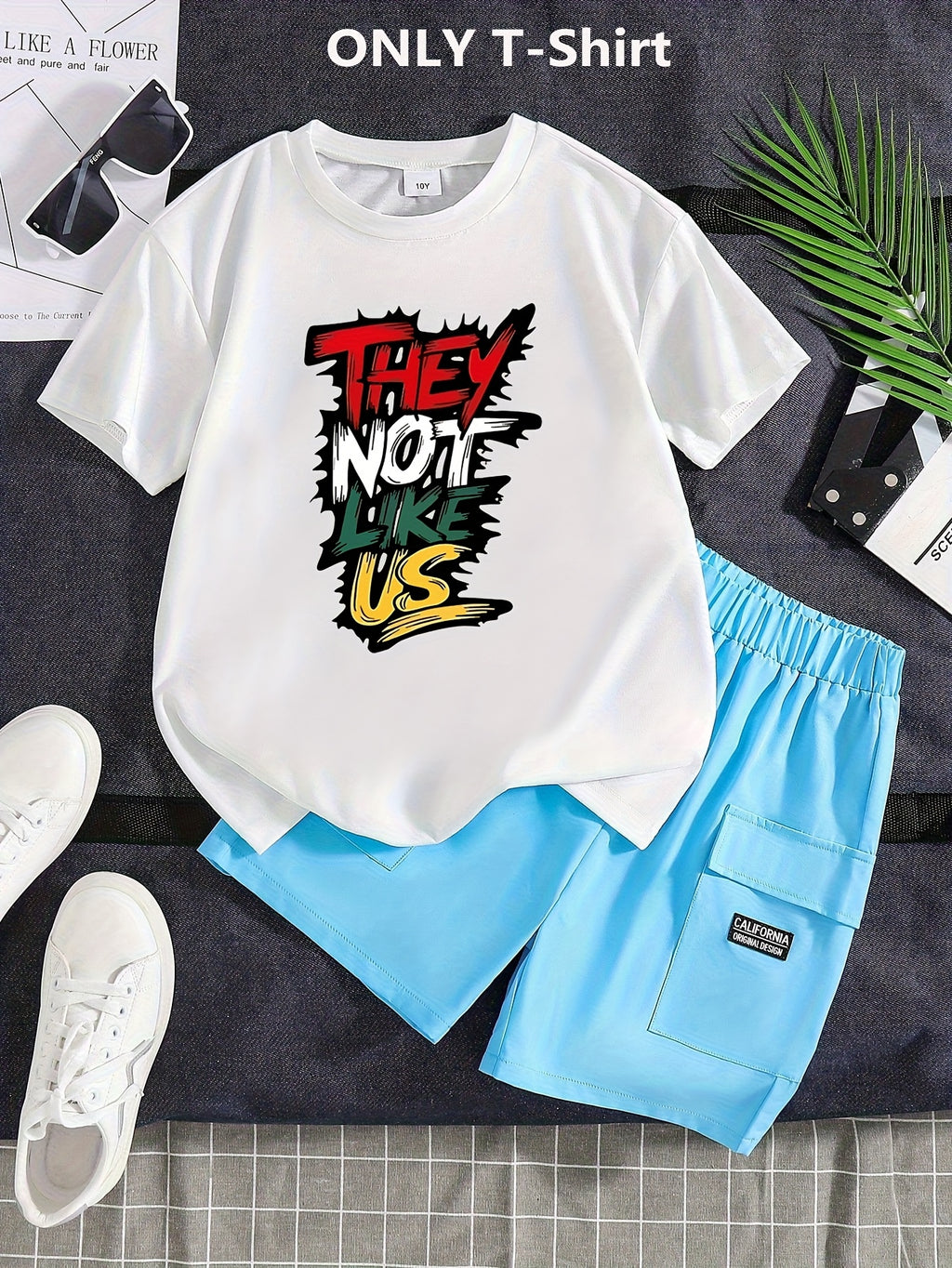 1pc white pure cotton round neck short sleeve T-shirt suitable for both boys and girls, perfect for casual outings.Girls'short sleeve T-shirt-100% pure cotton breathable summer top, machine washable, comfortable and convenient fabric.