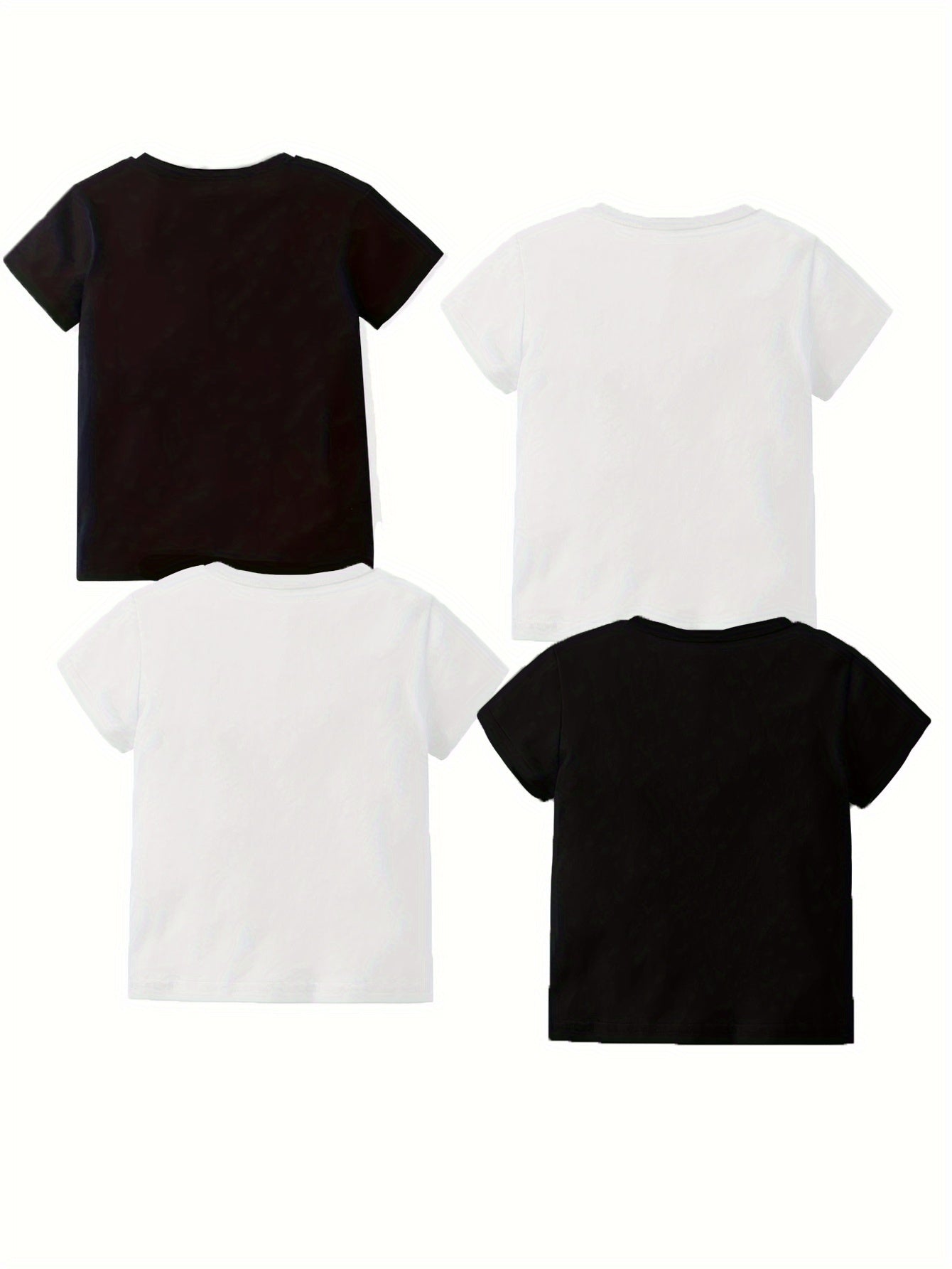 4pcs, T-shirt Suitable for Boys And Teenagersa Short-sleeved Round-neck Pullovers Summer Topwith Prints Of Football, Basketball And Rugby