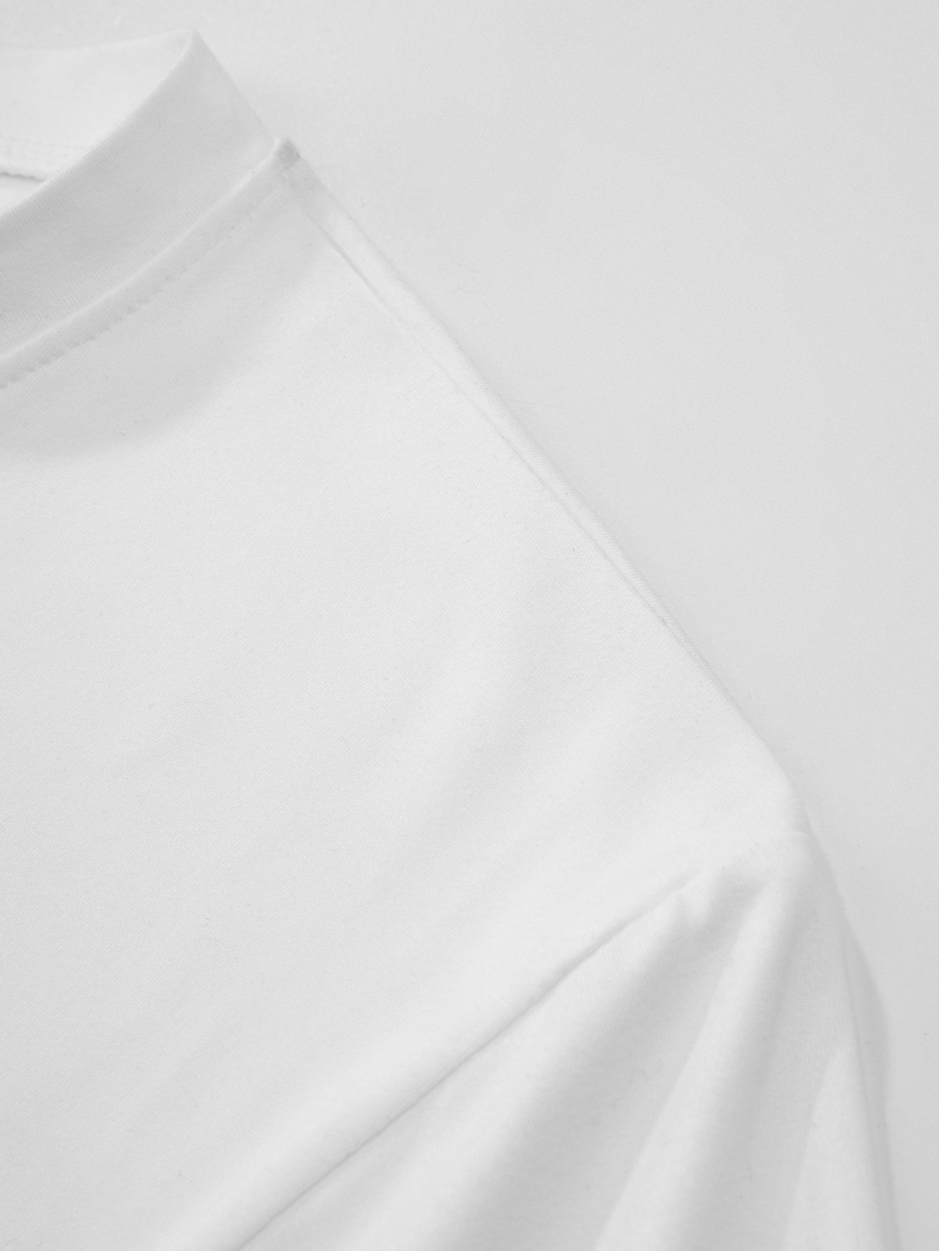 Boys, Teenagers And Students Casual Printed White Round Neck Pullover Short-Sleeved T-Shirt Summer Tops